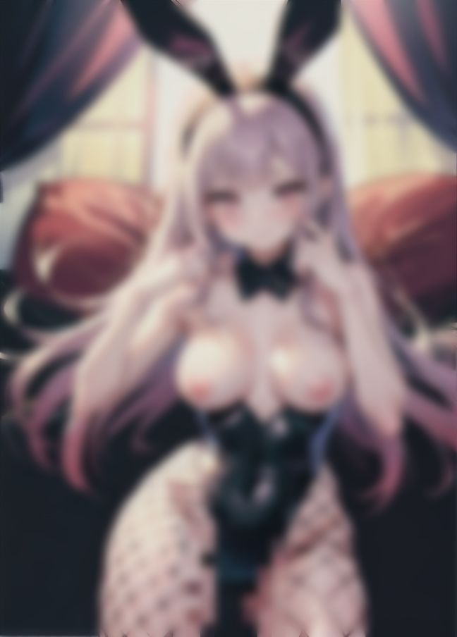 サンプル画像3:普段は普通の会社員だけど…副業でバニーガールしている女の子(AIマスター) [d_411580]