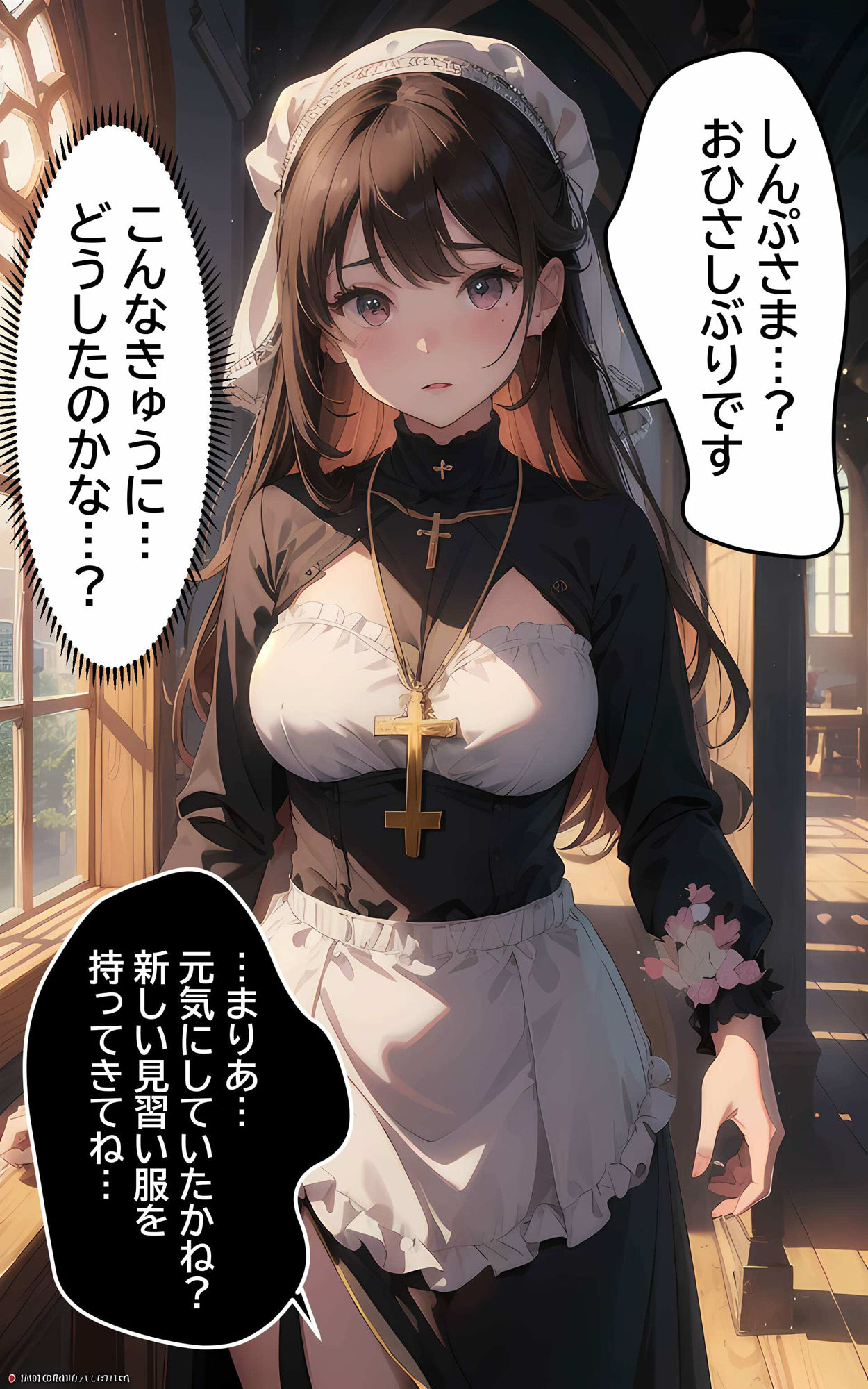 サンプル画像1:鬼畜神父の性獣育成日誌 佐竹まりあの場合(Lonely Romancer) [d_411671]