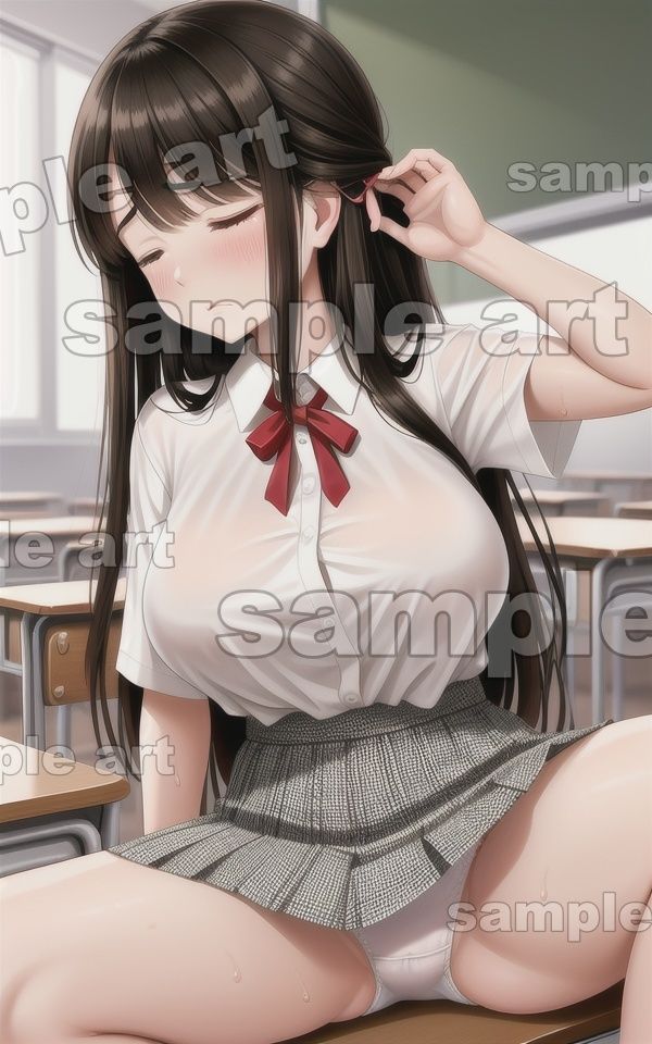 サンプル画像3:今日から援交スペシャル！初めてJKでP活する緊張してる美少女・・パンツに黄ばみが・・(奇跡の美少女) [d_411714]
