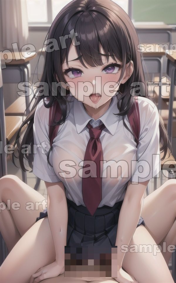 サンプル画像2:騎乗位のわからせ！生意気なロリを下から突いてわからせてやるスペシャル！(ぷにぷに研究所) [d_411733]