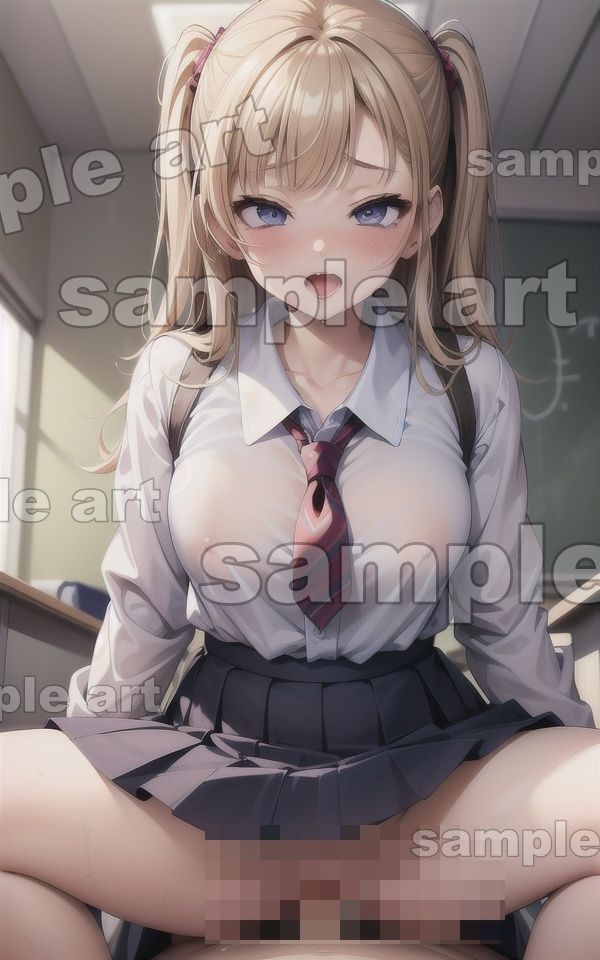 サンプル画像6:騎乗位のわからせ！生意気なロリを下から突いてわからせてやるスペシャル！(ぷにぷに研究所) [d_411733]