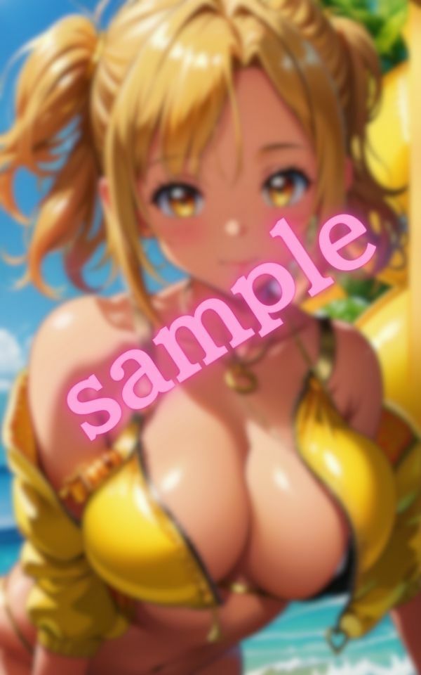 サンプル画像1:こんな子を彼女にしたい！！【金髪巨乳ギャルの厳選画像集】(美女の集い) [d_411759]