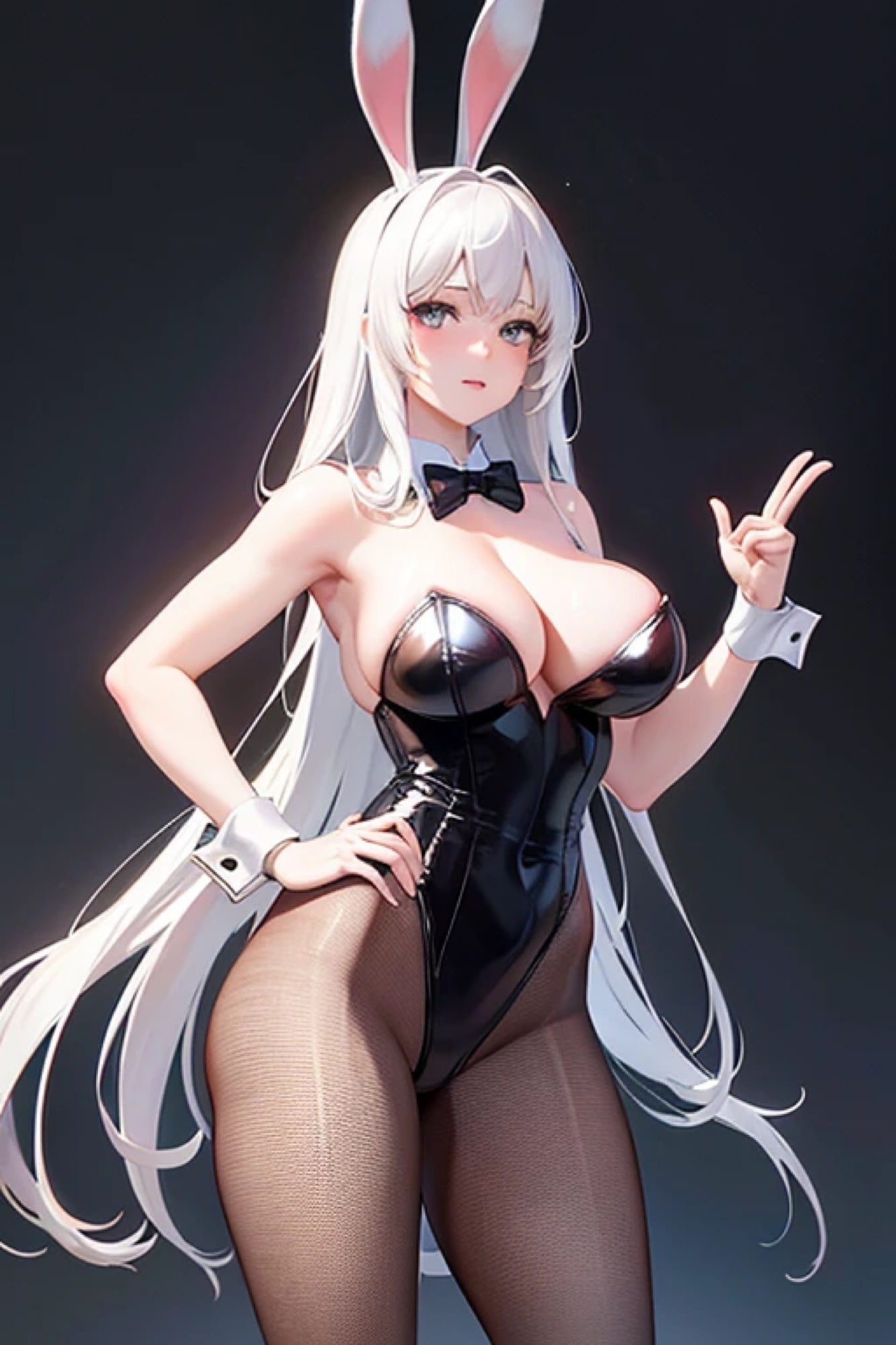 サンプル画像2:グレーバニーガールのアレやコレ(rweb324) [d_411819]