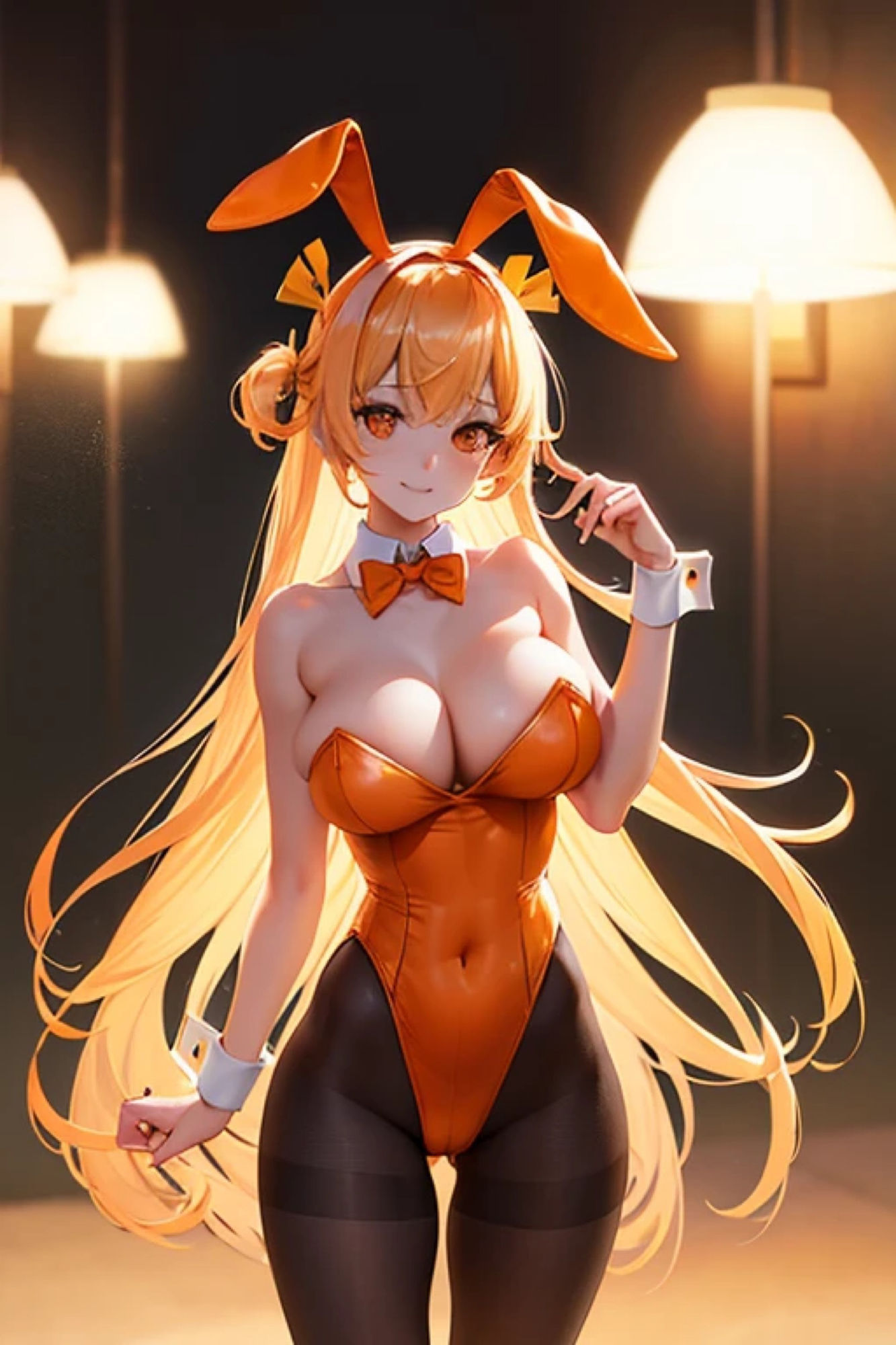 サンプル画像6:オレンジバニーガールのアレやコレ(rweb324) [d_411822]