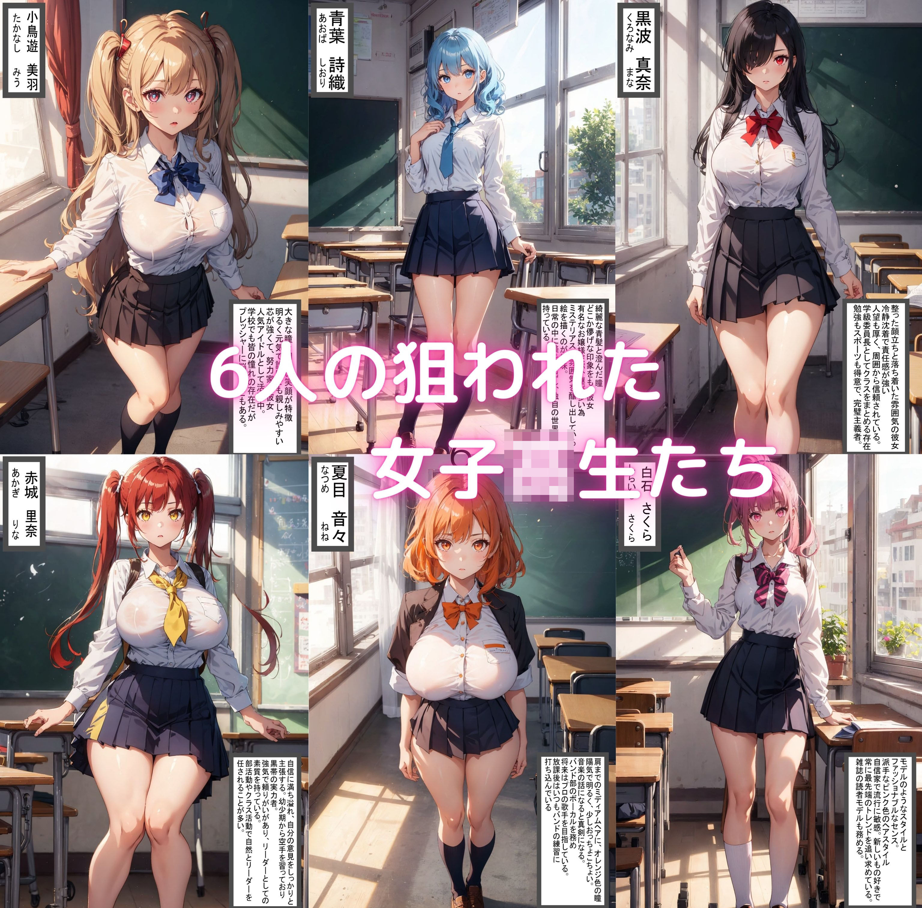 サンプル画像1:6人の訳アリ女子校生を●す話 c組編【セリフ付き】(ゆゆの森) [d_411839]