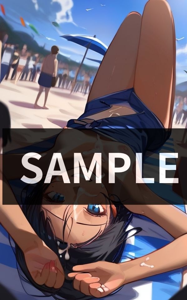 サンプル画像1:白濁少女ビーチパーティー(ボディキャンディ) [d_411856]