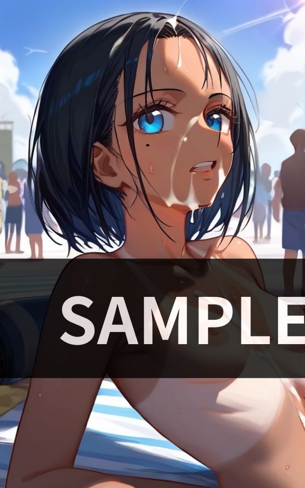 サンプル画像3:白濁少女ビーチパーティー(ボディキャンディ) [d_411856]