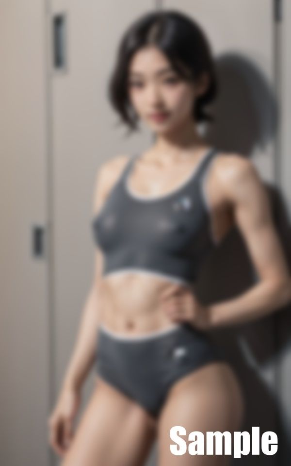 サンプル画像2:陸上女子(にょろにょろ) [d_411878]