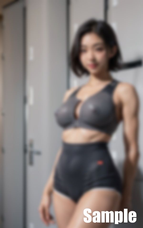 サンプル画像5:陸上女子(にょろにょろ) [d_411878]