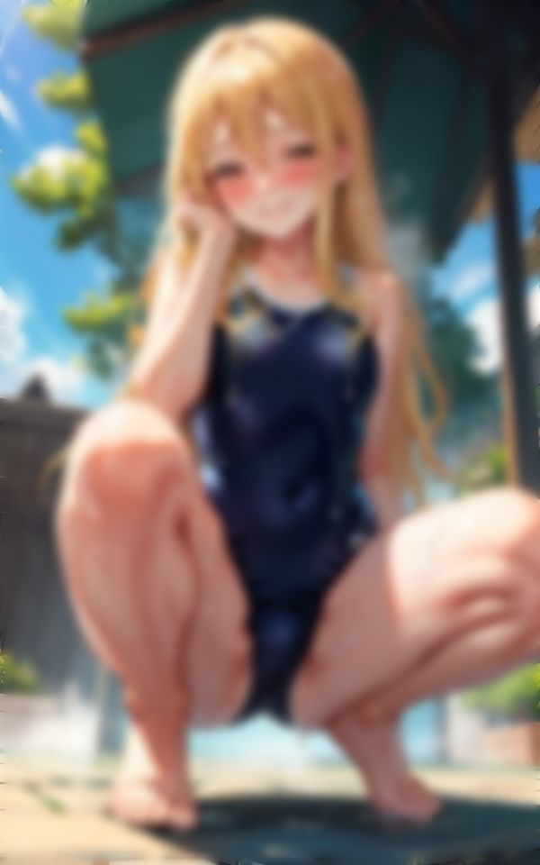 サンプル画像1:プールサイドの天使ちゃん(panpanyama＋4A) [d_411899]