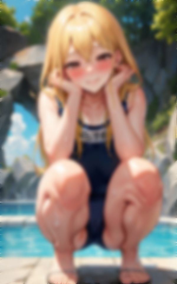 サンプル画像2:プールサイドの天使ちゃん(panpanyama＋4A) [d_411899]