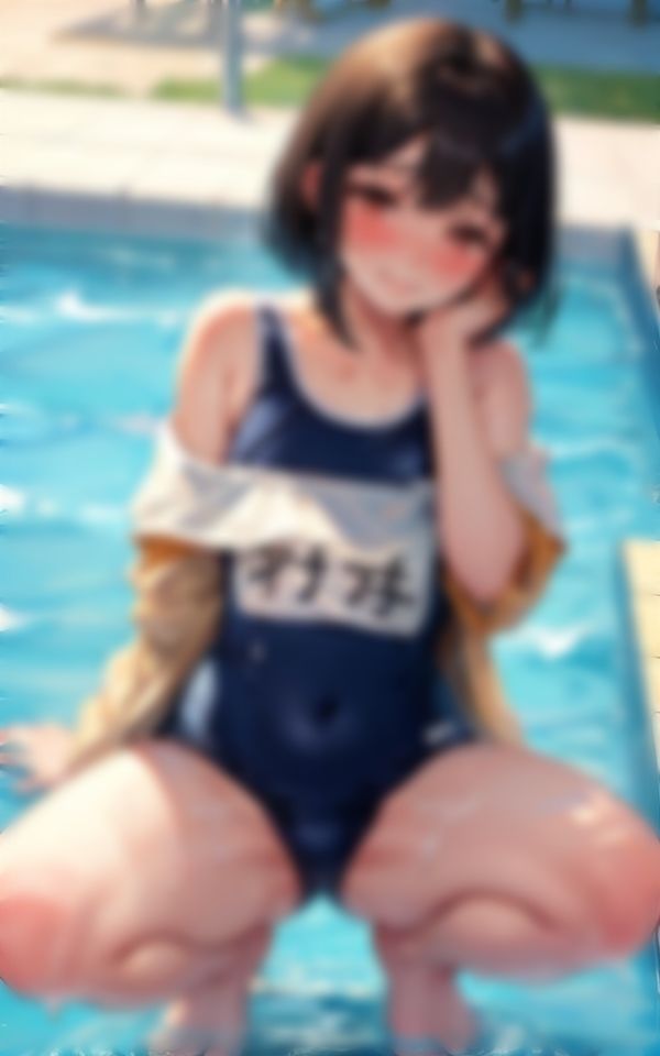 サンプル画像4:プールサイドの天使ちゃん(panpanyama＋4A) [d_411899]