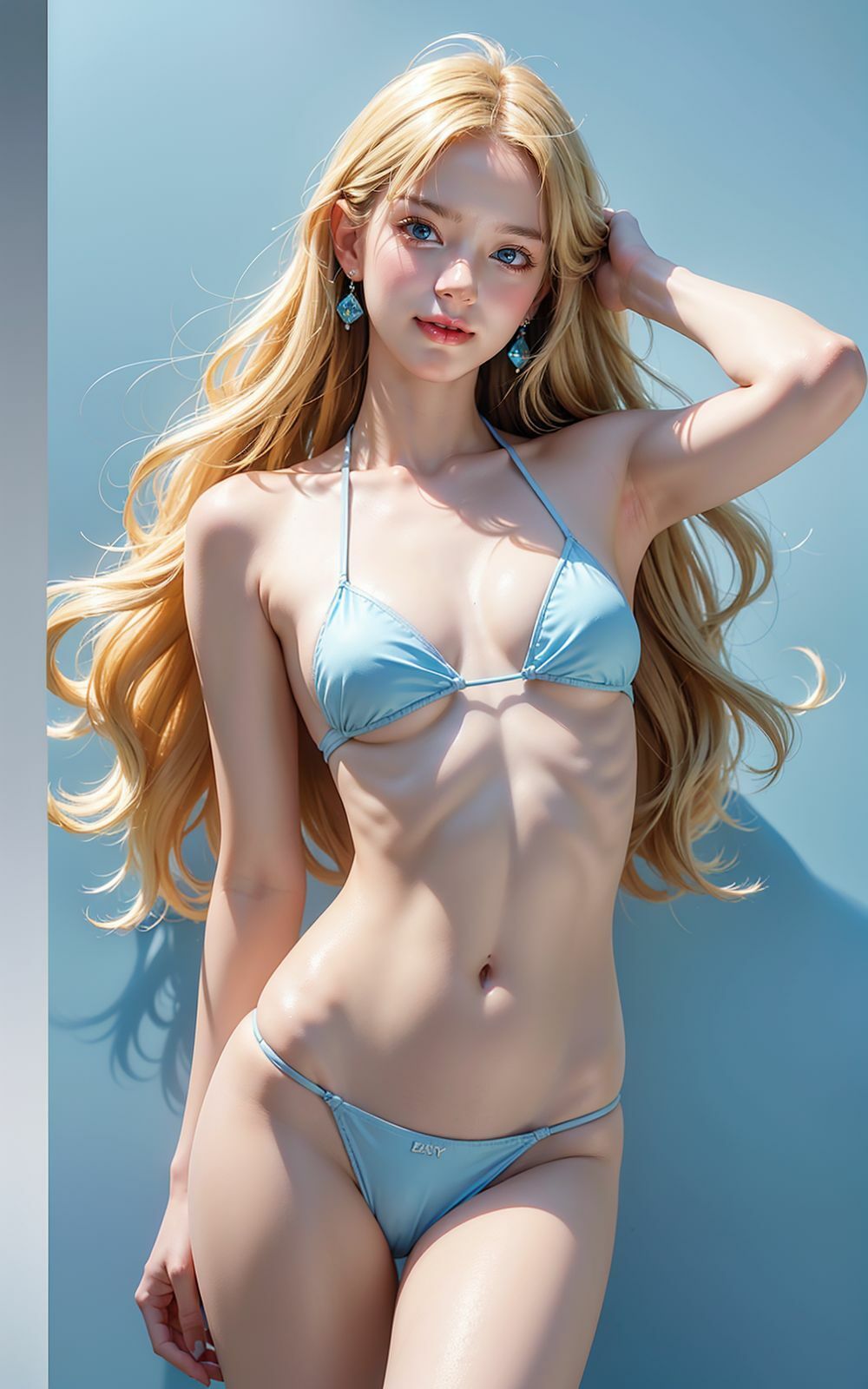 サンプル画像1:スカイブルー(AI ヤン) [d_411923]