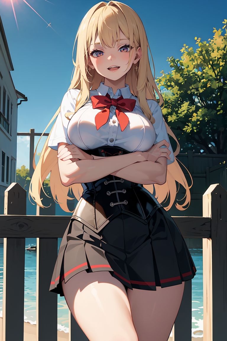 サンプル画像1:名門お嬢様の弱みを握って種付け放題3(AIはむはむアニメ) [d_411926]