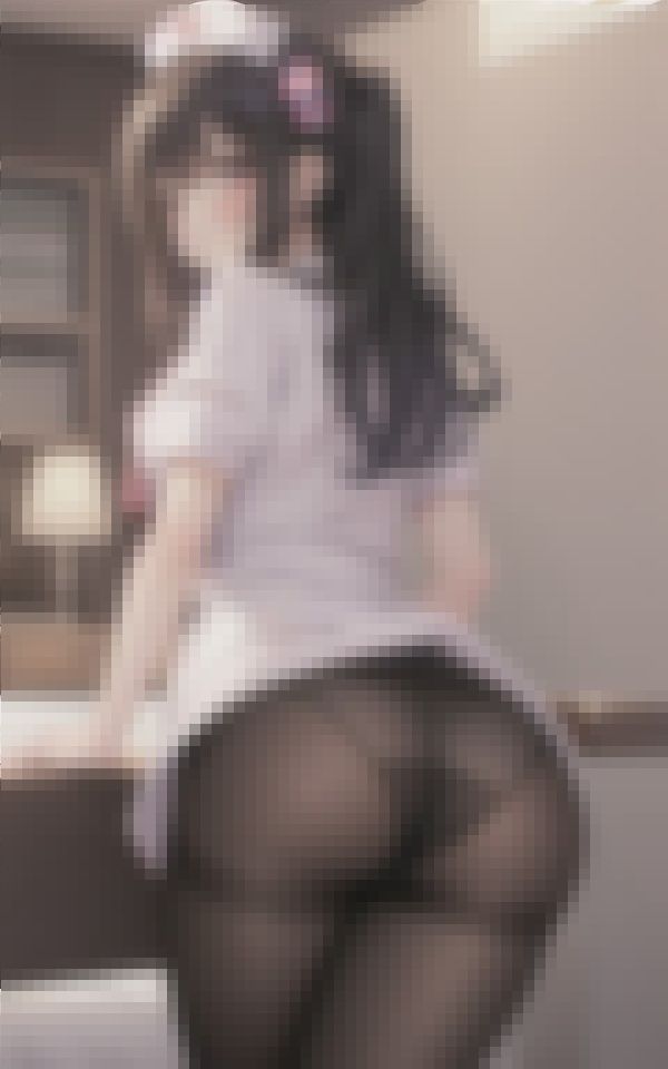 サンプル画像3:シーツ交換の度に見せつけれくる黒ストTバックの変態ナース(同人愛好会) [d_411939]