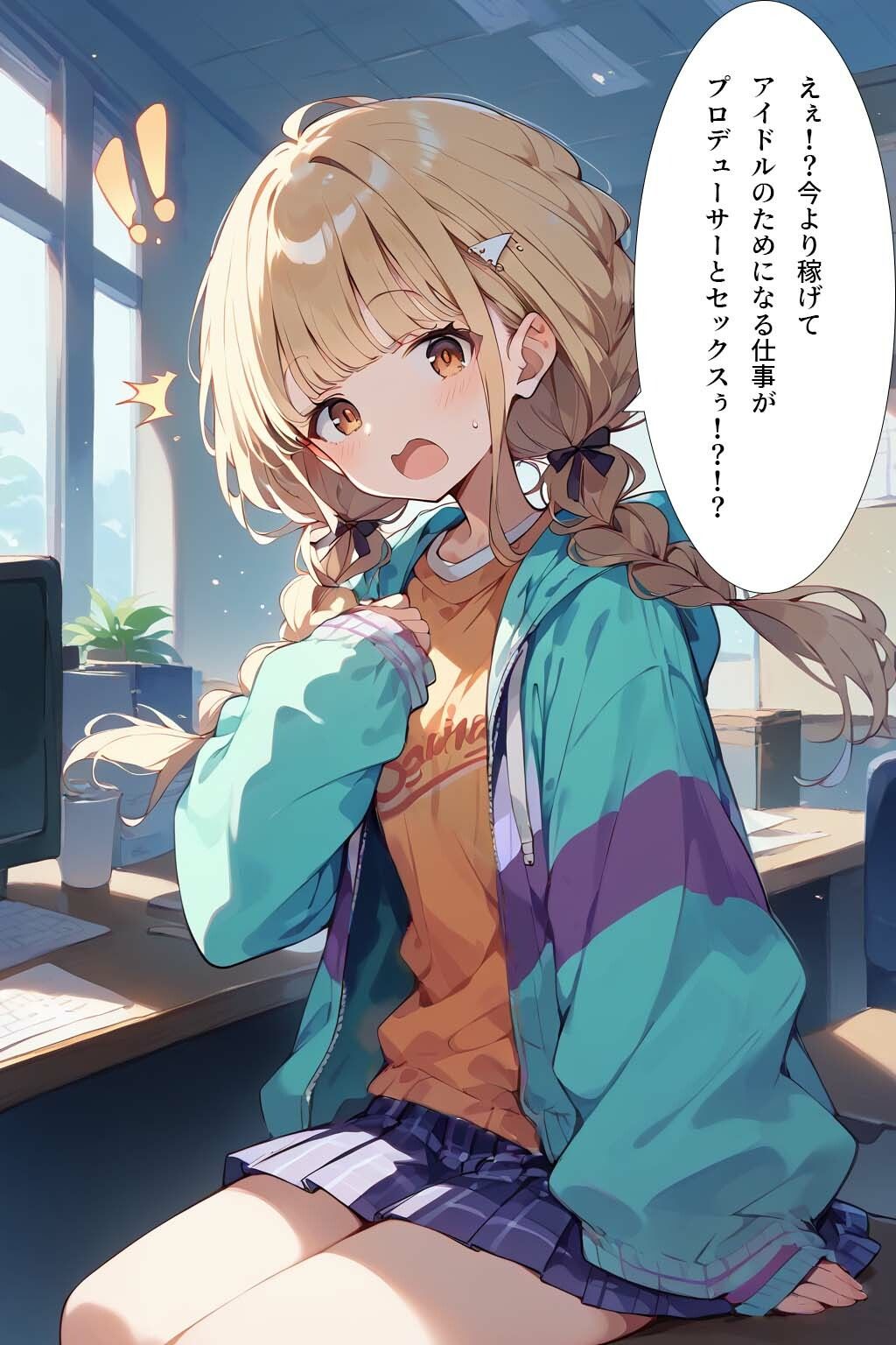 サンプル画像1:世界一かわいいアイドルのお仕事(YOMUMART) [d_411958]