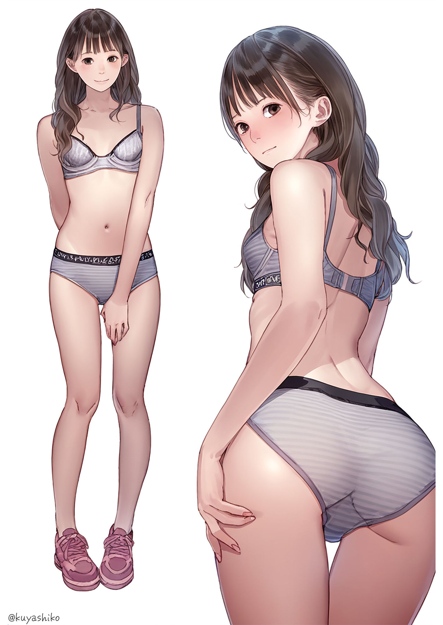 サンプル画像2:清純派っぽい女子大生の普段の下着2(くやしこ（悔しいけどシコシコ）) [d_411972]