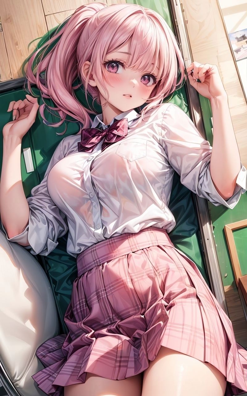 サンプル画像2:グラビア＆裏画像 JKアイドル 弓木まお(AIらぼんぬ) [d_411977]