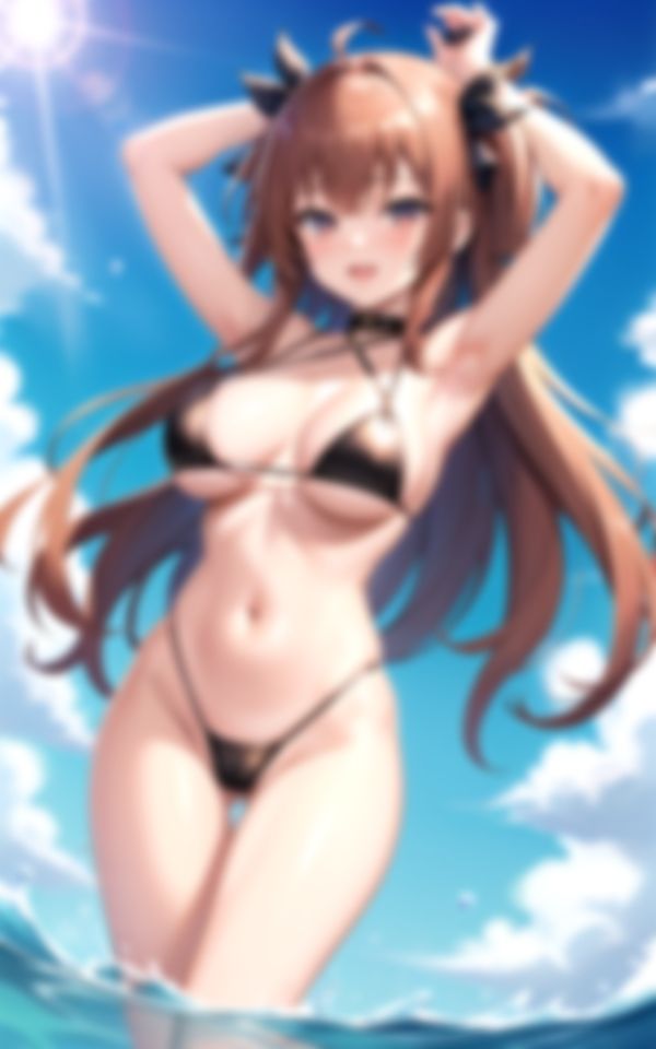 サンプル画像3:先輩の悩殺ビキニでフル勃起(エロチックエンジンズ) [d_411993]