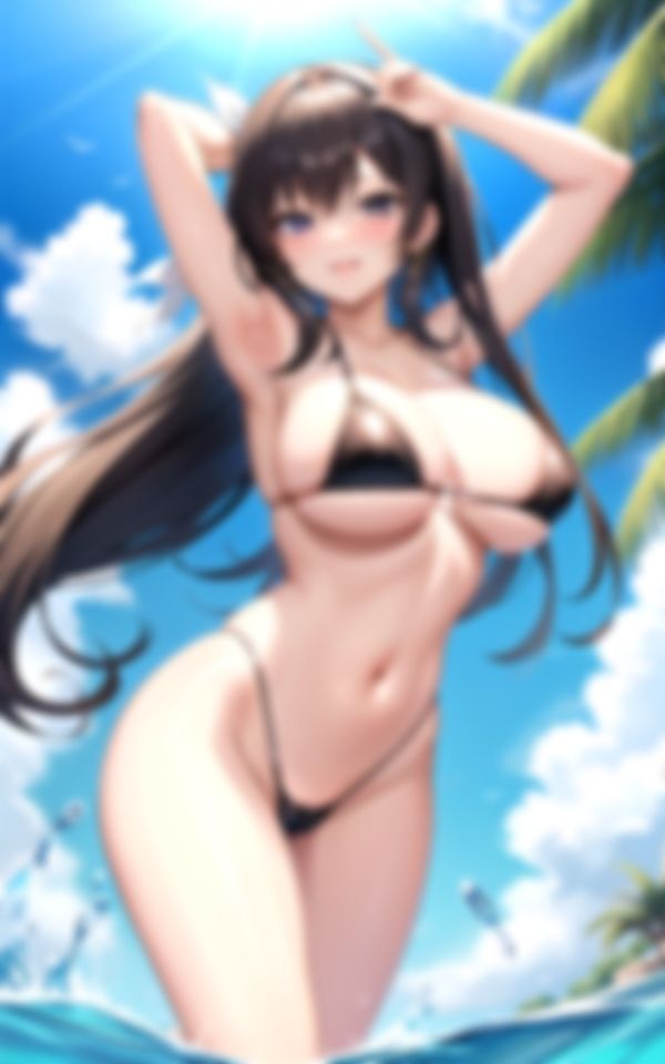 サンプル画像4:先輩の悩殺ビキニでフル勃起(エロチックエンジンズ) [d_411993]