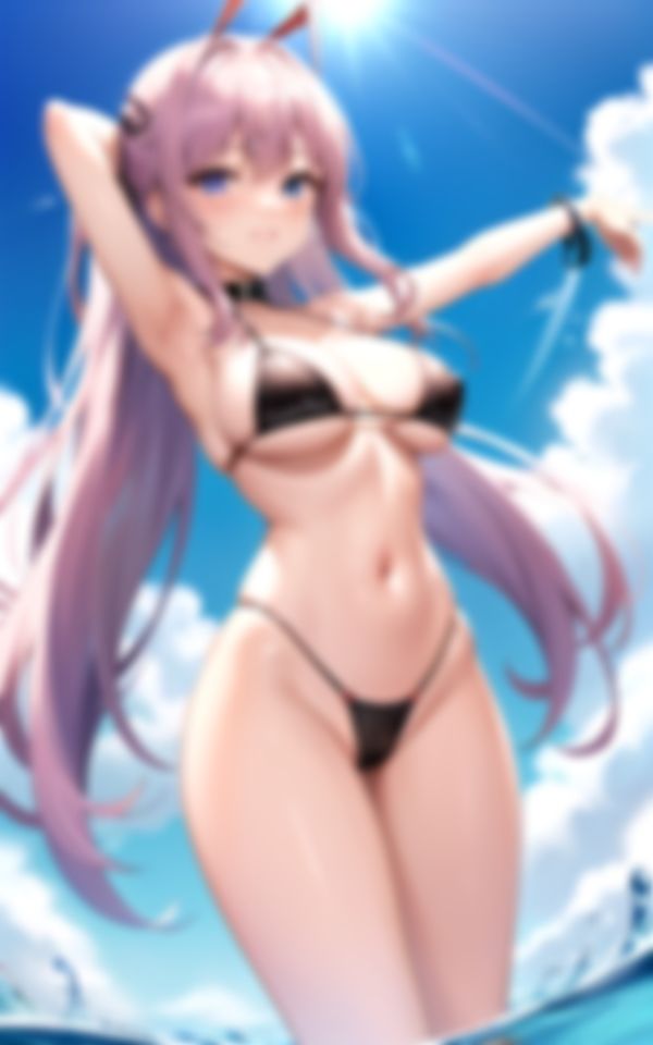 サンプル画像5:先輩の悩殺ビキニでフル勃起(エロチックエンジンズ) [d_411993]