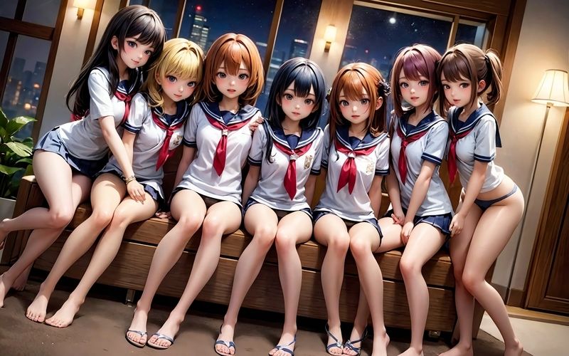 サンプル画像4:ハワイでアイドル志望娘のマンマンに溺れるw(召使A) [d_411995]