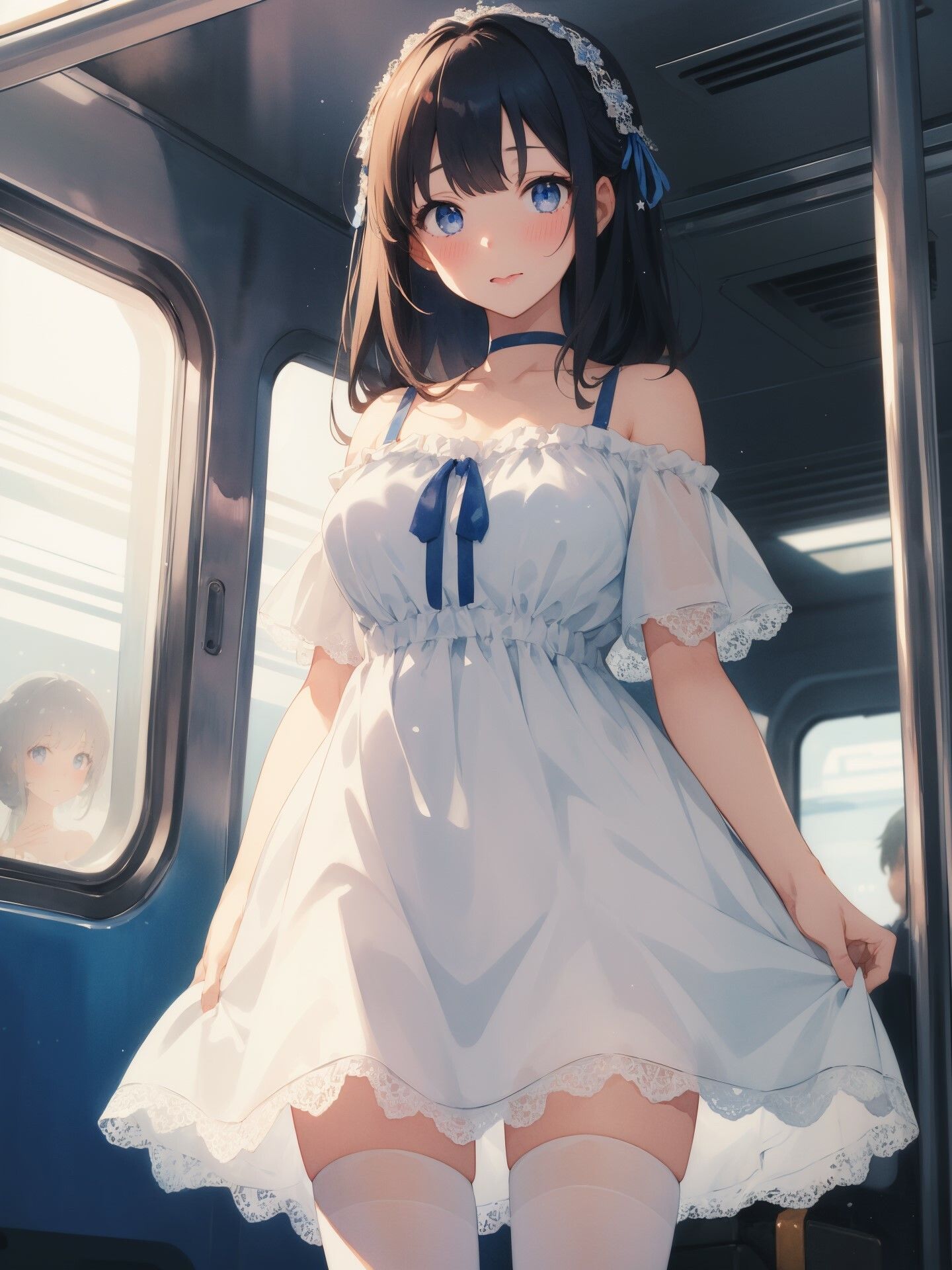 サンプル画像5:姪っ子JDとデート中に無理やりパンツ見せてもらう(毎日が1128) [d_412018]