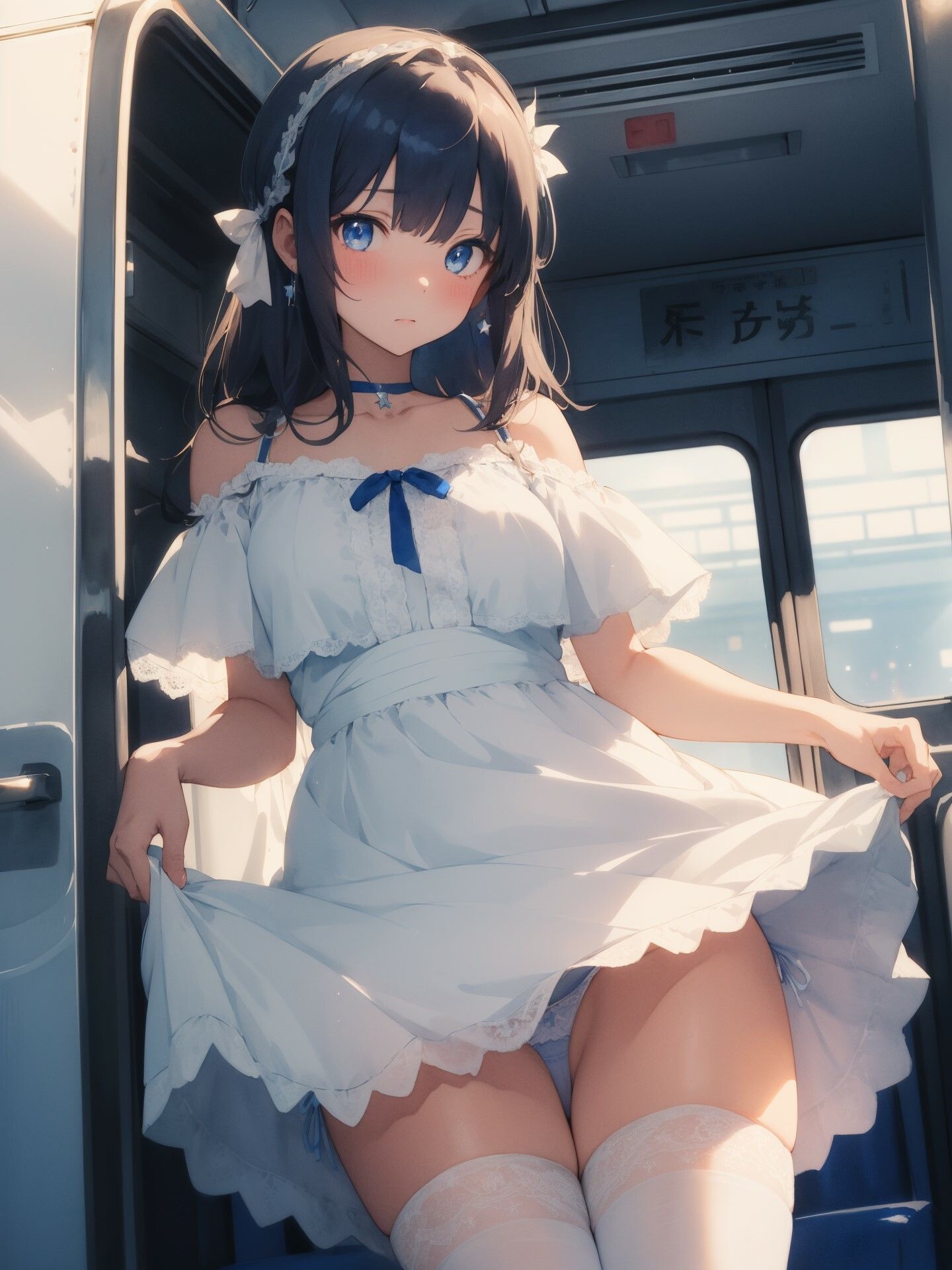 サンプル画像6:姪っ子JDとデート中に無理やりパンツ見せてもらう(毎日が1128) [d_412018]