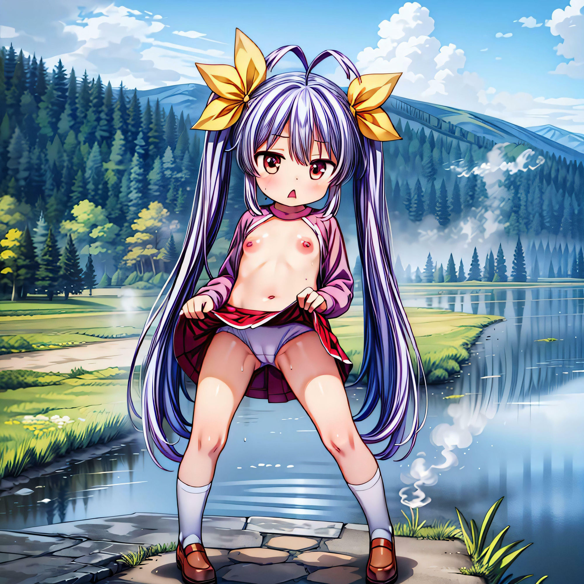 サンプル画像3:今から絶頂するのん(星明かり) [d_412081]