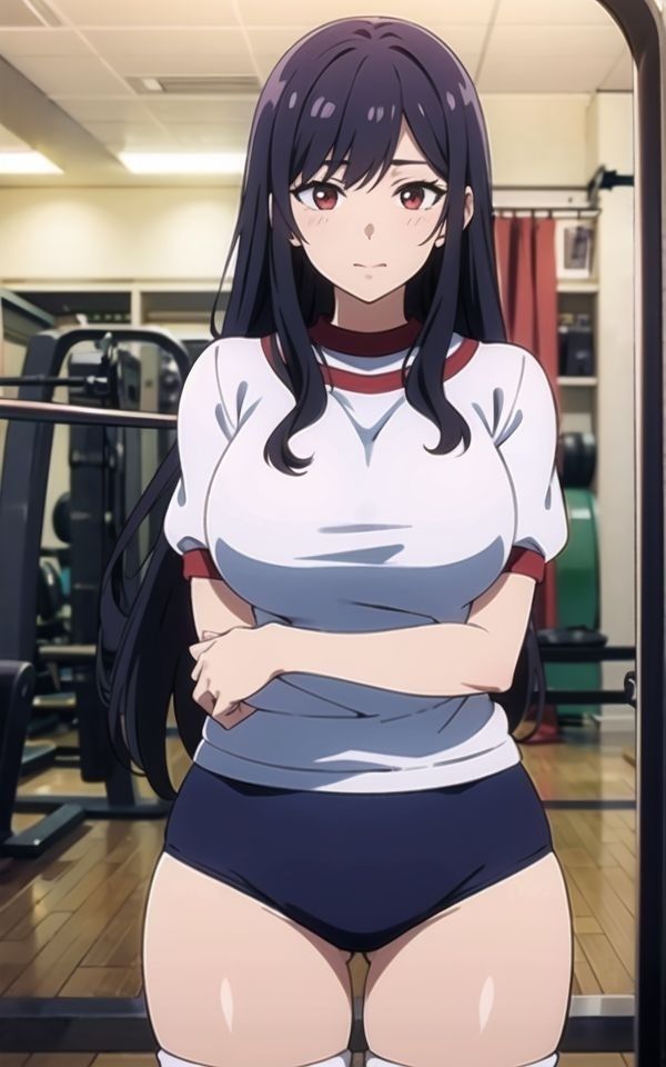 サンプル画像6:体操着の女子生徒を呼び出してパコパコ(えっちらおっちら) [d_412124]