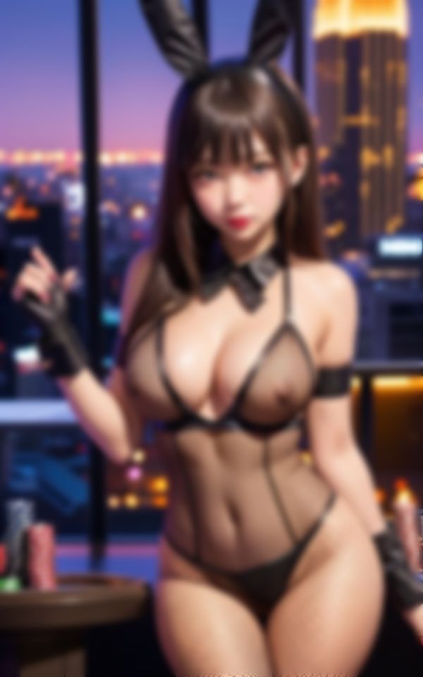 サンプル画像6:高級クラブで働いてる18禁の淫乱バニーガール特集裏画像写真集(おやすみバニー) [d_412165]