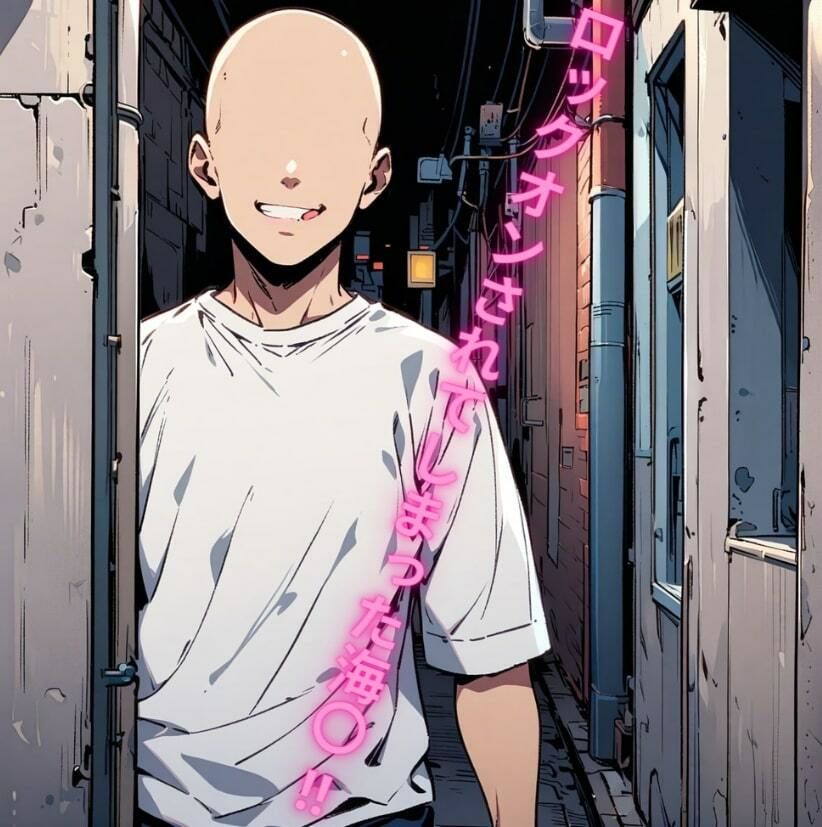 サンプル画像2:ハゲギ〇ス！！ STAGE 14 ver1 金髪巨乳ギャルJKの海〇をストー〇ングして俺のもんにしてやったw(ハゲギ〇ス) [d_412179]