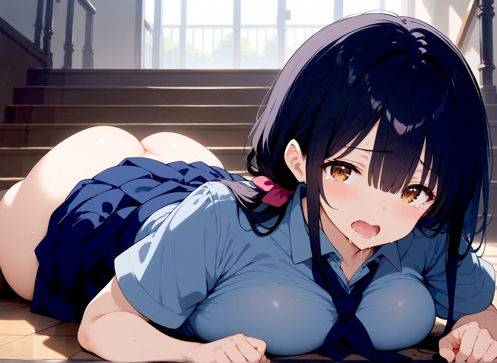 サンプル画像2:【学園性活】 清楚性女子の密着撮影(てっぽう) [d_412205]