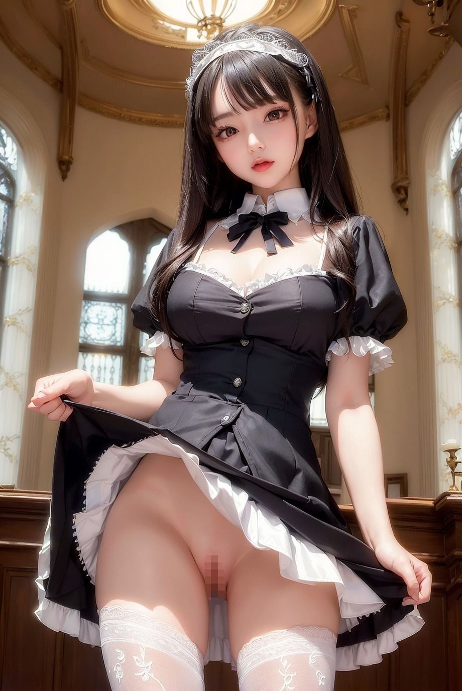 サンプル画像2:ゴスコスチュームの露出集(773) [d_412234]