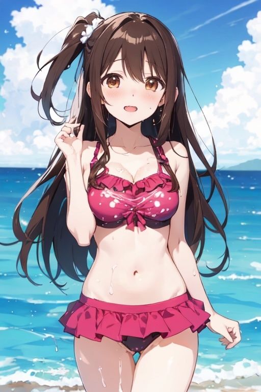 サンプル画像3:虹かけ誌 アイドルマスター イラスト集10 島村卯月W 25歳ぐらい＆芸能界デビュー以前(九情承太郎商店) [d_412240]