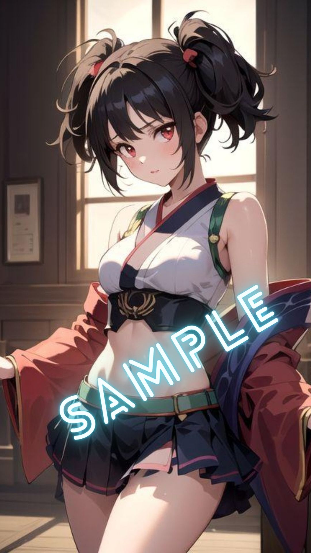 サンプル画像4:甲鉄城のカバ◯リ 無◯（ツインテール）風 画像集(パンティー旅情) [d_412260]