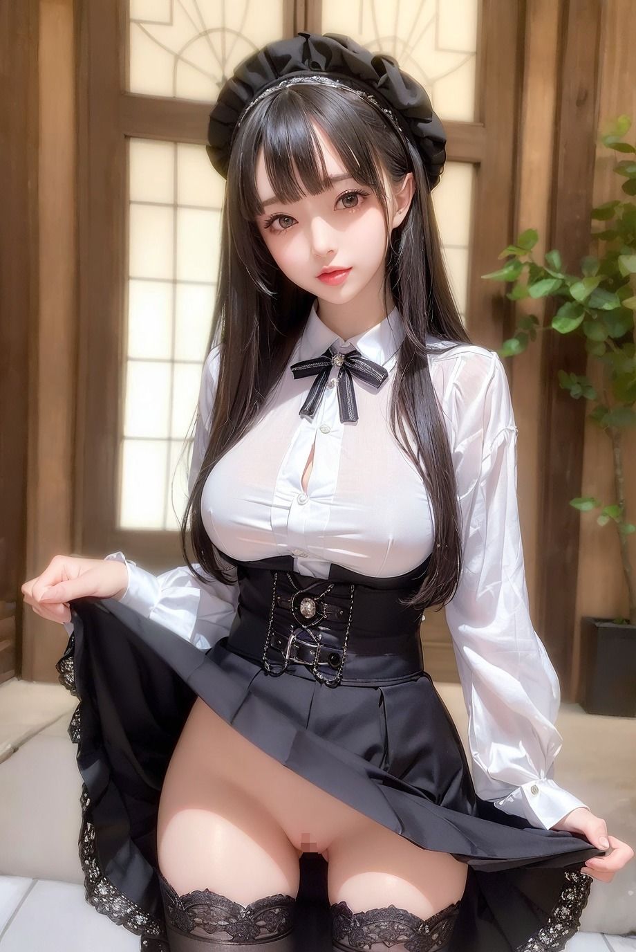 サンプル画像6:ゴスコスチュームの露出集2(773) [d_412281]