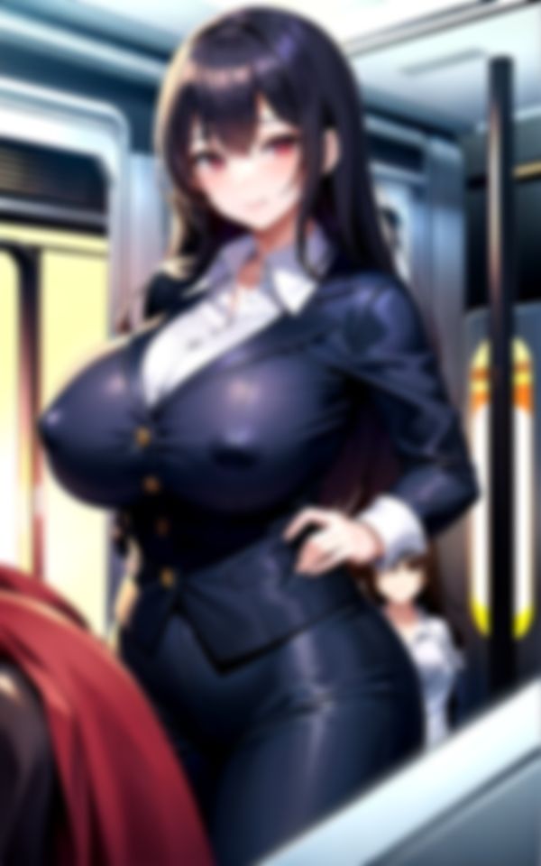 サンプル画像4:通勤中におっぱいをくれる痴女ママ(癒しの彼女たち) [d_412336]