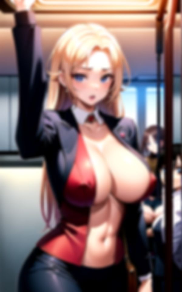 通勤中におっぱいをくれる痴女ママのサンプル画像 6