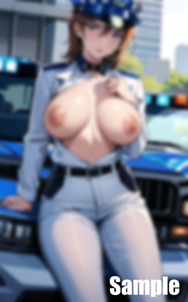 サンプル画像4:ポリスウーマン(ぬこぽん) [d_412340]