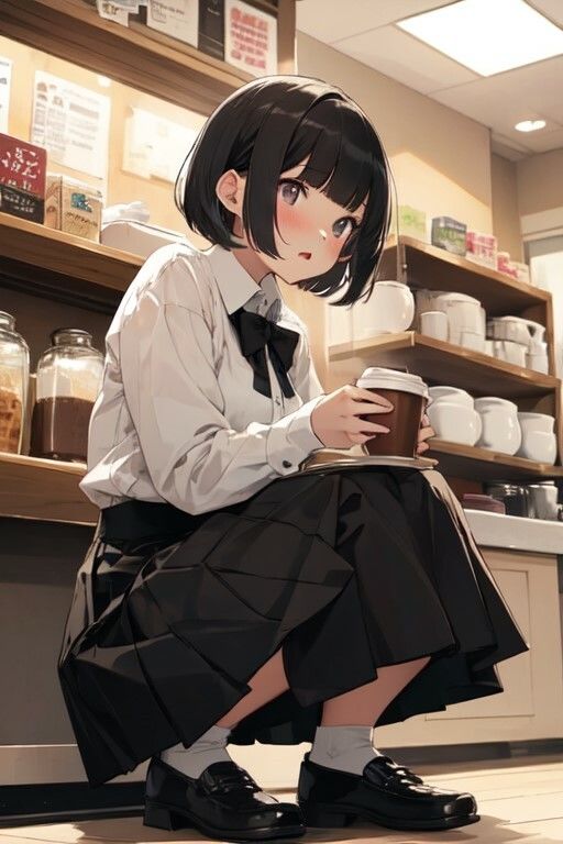 サンプル画像2:カフェ店員さんのえっちな画像(ニワトリドリーム(ニワドリ)) [d_412388]