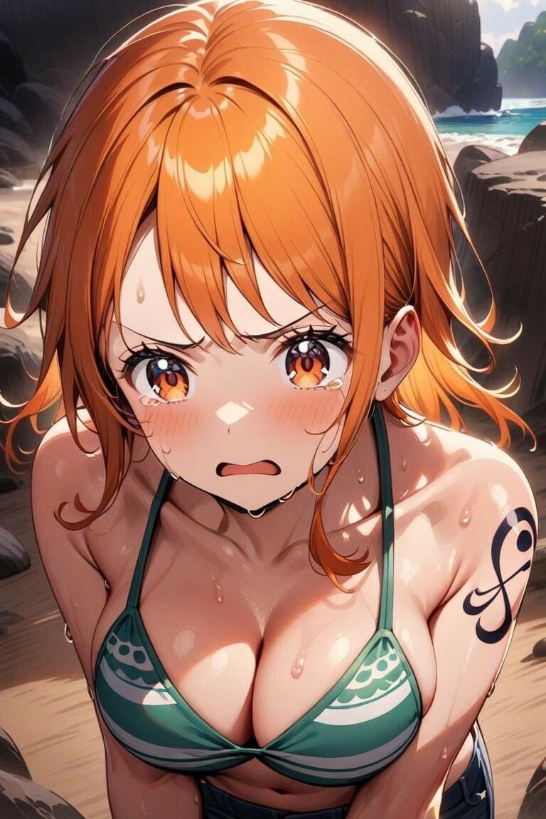 サンプル画像4:お漏らしするナミ(わたあめ) [d_412405]