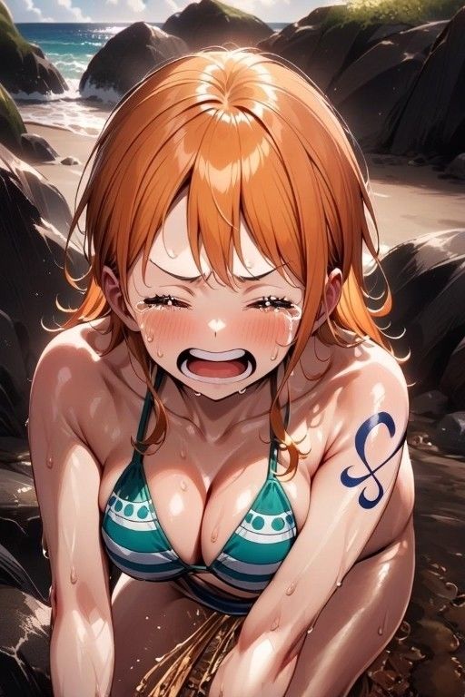 サンプル画像5:お漏らしするナミ(わたあめ) [d_412405]