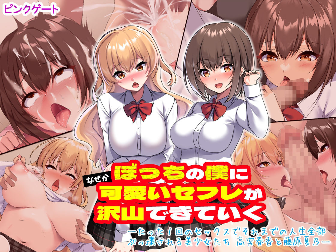 サンプル画像1:ぼっちの僕になぜか可愛いセフレが沢山出来ていく〜たった1回のセックスでそれまでの人生全部ぶっ壊される美少女たち〜(ピンクゲート（旧シコり亭快楽）) [d_412429]