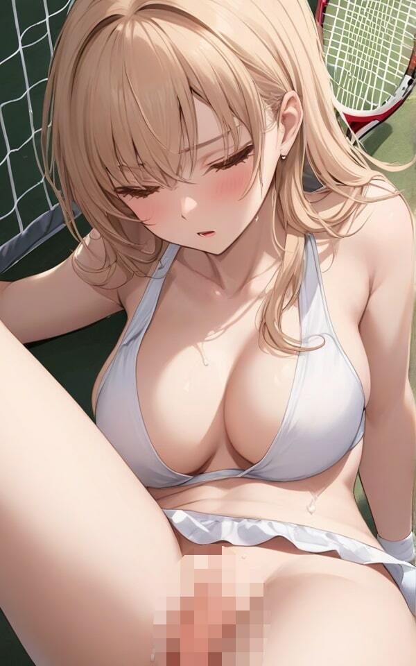 サンプル画像5:憧れの先輩と特訓中に ちょっと服すけてるけど見ないでね！(ぷりぷりムチムチ研究所) [d_412433]