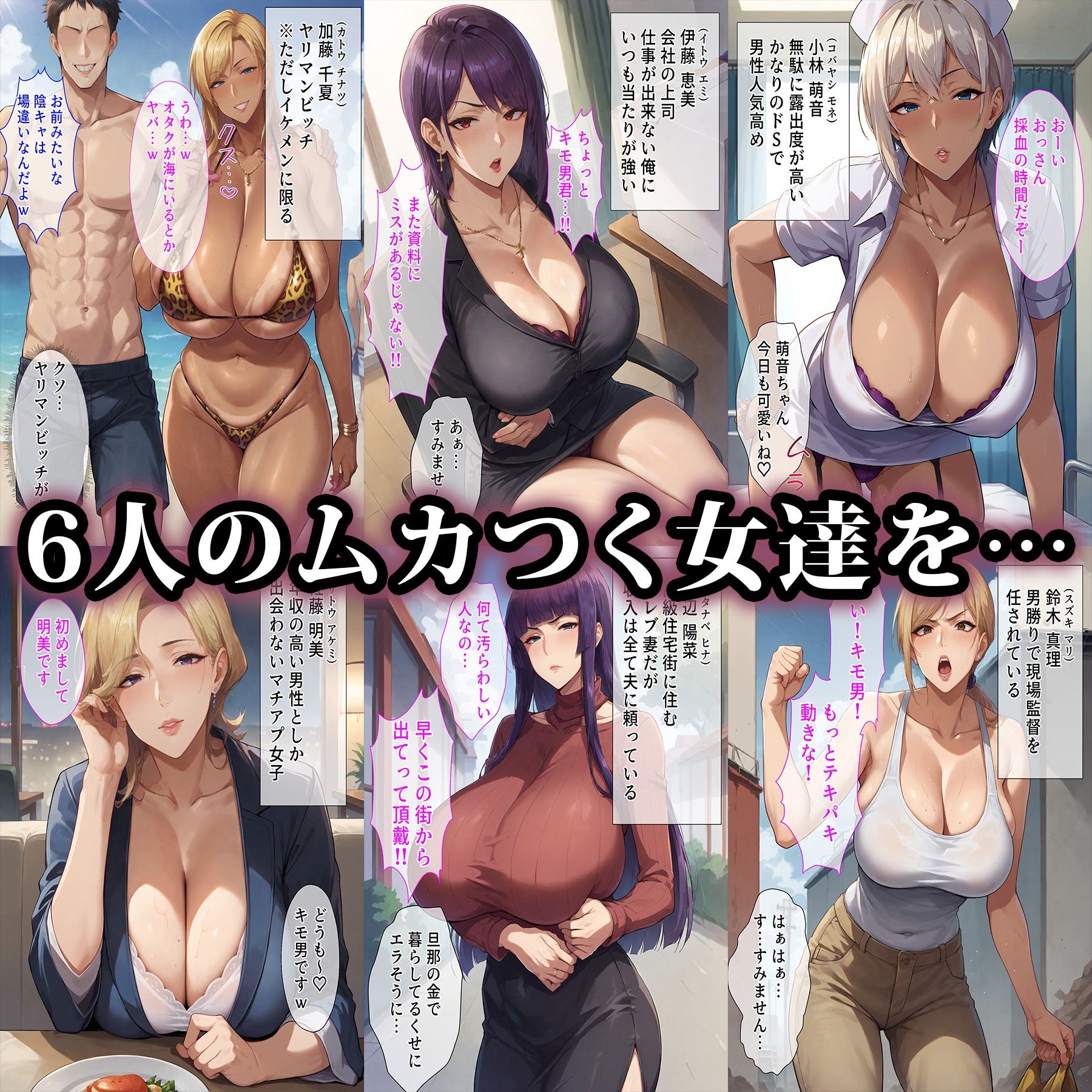 サンプル画像1:催●おじさんに支配された女達〜ムカつく女編(エロエロ天国) [d_412448]