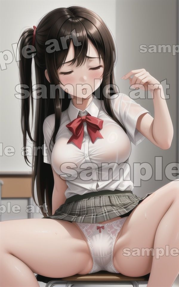 サンプル画像1:時間を止めて！Gカップの後輩のおっぱいを揉みまくる・・・時間を止める能力者のお楽しみ(性欲クリニック) [d_412481]