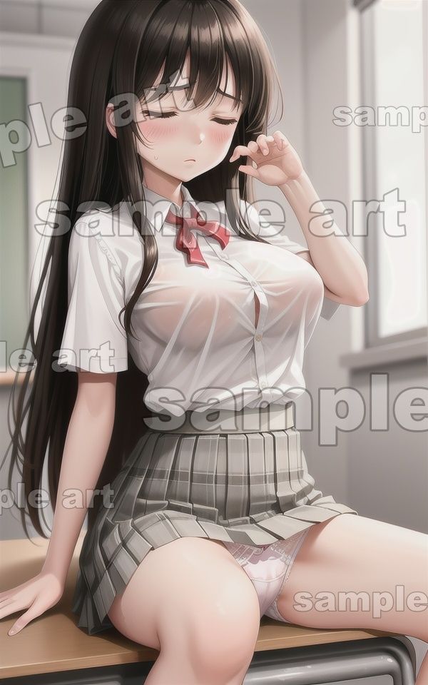 サンプル画像2:時間を止めて！Gカップの後輩のおっぱいを揉みまくる・・・時間を止める能力者のお楽しみ(性欲クリニック) [d_412481]