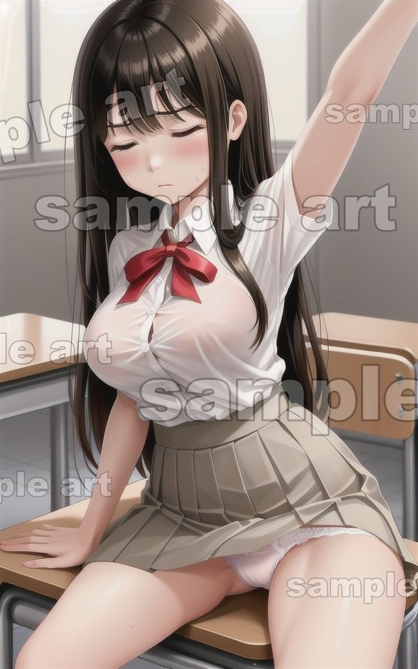 サンプル画像3:時間を止めて！Gカップの後輩のおっぱいを揉みまくる・・・時間を止める能力者のお楽しみ(性欲クリニック) [d_412481]