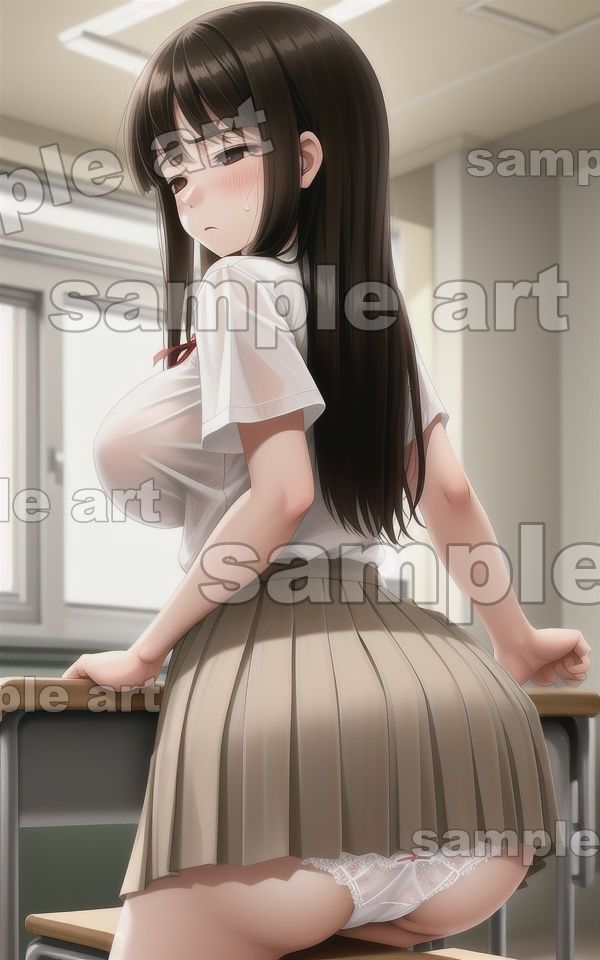 サンプル画像4:時間を止めて！Gカップの後輩のおっぱいを揉みまくる・・・時間を止める能力者のお楽しみ(性欲クリニック) [d_412481]